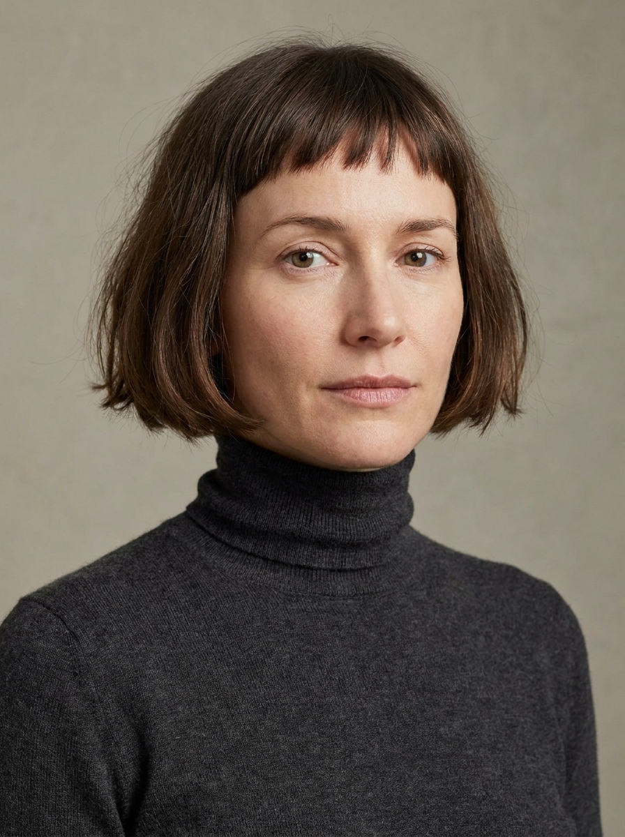 Bob mit Micro Fringe als Bob Frisuren mit Pony Inspiration 2026